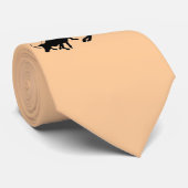 Paarden - Rodeo - Team Roping Stropdas (Opgerold)