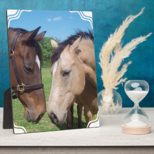 Paarden Romance Plaque Fotoplaat