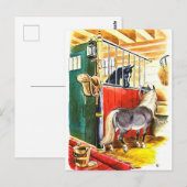 paarden ruitersport briefkaart (Voorkant / Achterkant)