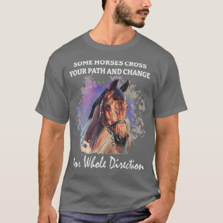 Paarden Spirituele Motivatie Equestrian Horse Ride T-shirt