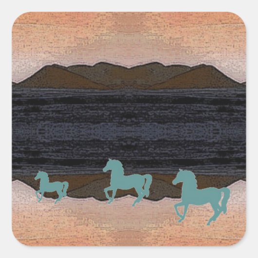 Paarden Sticker (Voorkant)