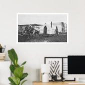 Paarden Tent Anchorage 1916 Poster (Thuiskantoor)