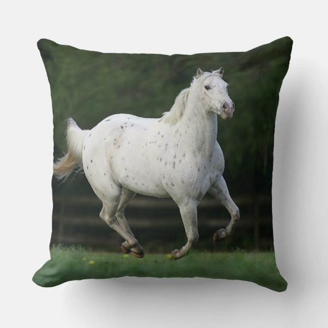 Paarden van Appaloosa die 1 lopen Kussen (Voorkant)