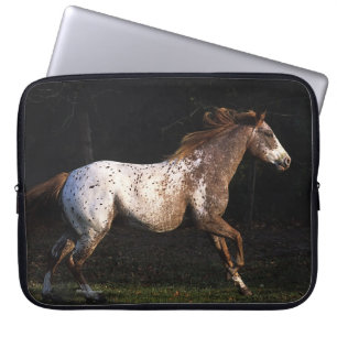 Paarden van Appaloosa die lopen 4 Laptop Sleeve