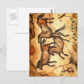 Paarden van de grot ** briefkaart (Voorkant / Achterkant)