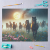 Paarden van de nacht tissuepapier (Craft)