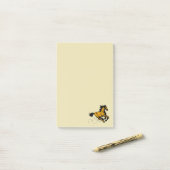 Paarden van galoping Wild en Free Post-it® Notes (Op bureau)