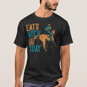 Paarden van paarden verkuilen rond de Riding Ideft T-shirt