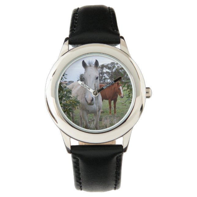 Paarden van peekaboo horloge (Voorkant)