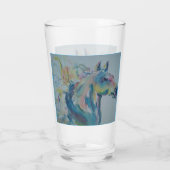 Paarden van vele kleuren glas (Achterkant)