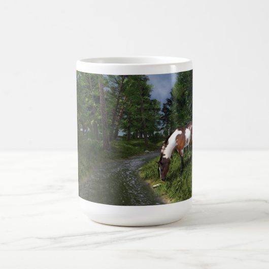 Paarden verven door Mok Forest Stream (Center)