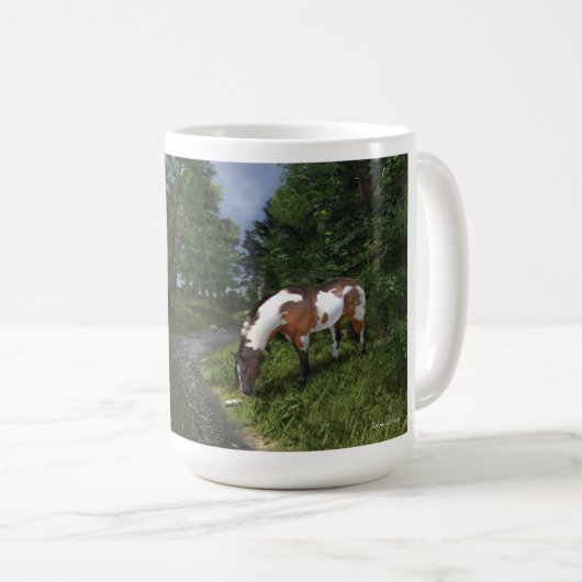 Paarden verven door Mok Forest Stream (Voorkant rechts)