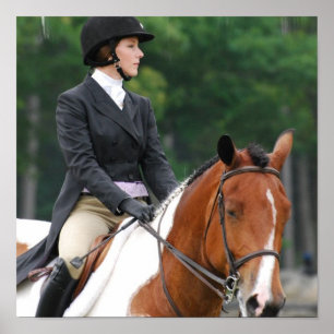 Paarden verven op Poster Show