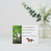 Paarden Visitekaartjes (Staand voorkant)