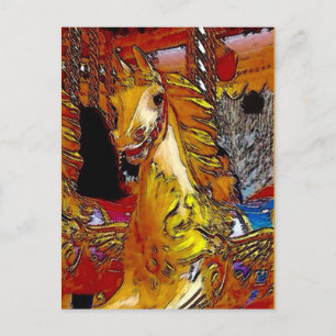 Paarden voor vliegvelden briefkaart