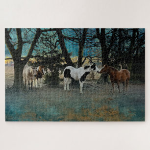 paarden vroeg ochtendgroet 26okt legpuzzel