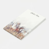 Paarden Waterverf paarden overlopen Post It Notes (Schuin)