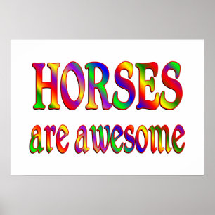 Paarden zijn Geweldige Poster