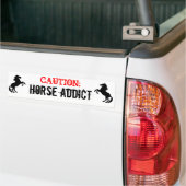 Paardenadvies Bumpersticker (Op Truck)
