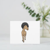 Paardenafro Briefkaart (Staand voorkant)