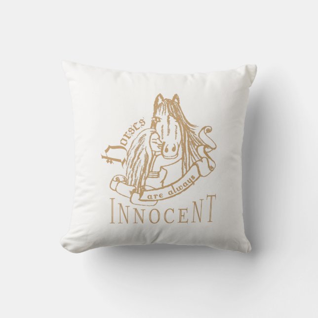 PaardenAreInnocent - Pillow Kussen (Voorkant)
