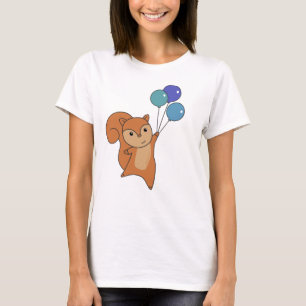 Paardenballonnen vliegen kalveren voor kinderen t-shirt