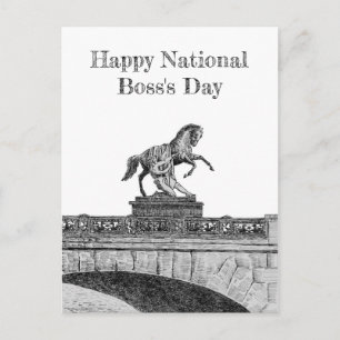 paardenbeeldhouwkunst briefkaart