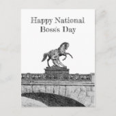  paardenbeeldhouwkunst briefkaart (Voorkant)