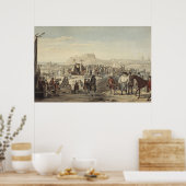 Paardenbeurs - Paul Sandby - c1750 Poster (Keuken)