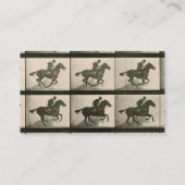 Paardenbeweging fotografie visitekaartje (Achterkant)