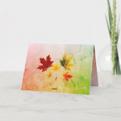  paardenbladeren - uitnodiging tot Thanksgiving (Achterkant)