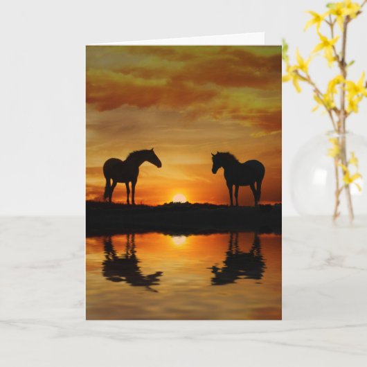 Paardenblanco noot kaart (Gele Bloem)