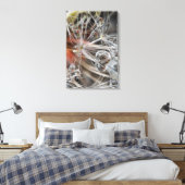 Paardenbloem Abstract Canvas Afdruk (Insitu (Slaapkamer))