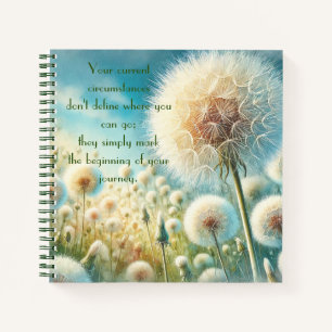 Paardenbloem Blowball & Quote #2 Notitieboek