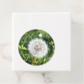 Paardenbloem cadeau label (In situ)