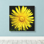 Paardenbloem Canvasprint Canvas Afdruk (Insitu (Houten vloer))