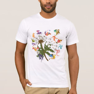 Paardenbloem Drakenbloem, Drakenliefhebber unisex T-shirt