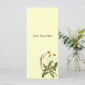 Paardenbloem Illustratie in Vintage Stijl (Staand voorkant)