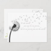 Paardenbloem Inspiratie Briefkaart (Voorkant / Achterkant)