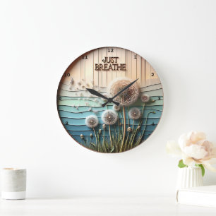Paardenbloem "Just Breathe" Serene Grote Klok