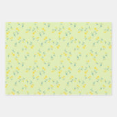 Paardenbloem minimalistisch floraal grillig gedoe inpakpapier vel (Voorkant 3)