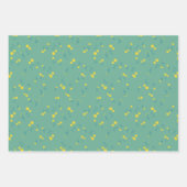 Paardenbloem minimalistisch floraal grillig gedoe inpakpapier vel (Voorkant 2)