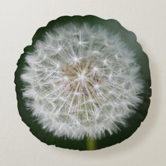 Paardenbloem pluche rond kussen