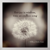 Paardenbloem poëzie poster (Voorkant)