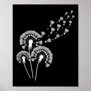 Paardenbloem Shuttle Shirt voor Badminton Speler _ Poster
