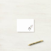 Paardenbloem vlinder stroom post-it® notes (Op bureau)