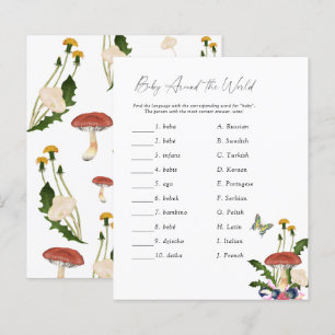 Paardenbloemen Baby over de hele wereld Baby showe