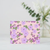 Paardenbloemen, bloempatroon, patroon van bloemen briefkaart (Staand voorkant)