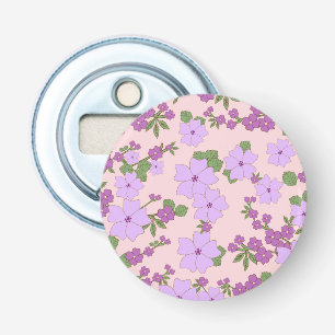 Paardenbloemen, bloempatroon, patroon van bloemen button flesopener