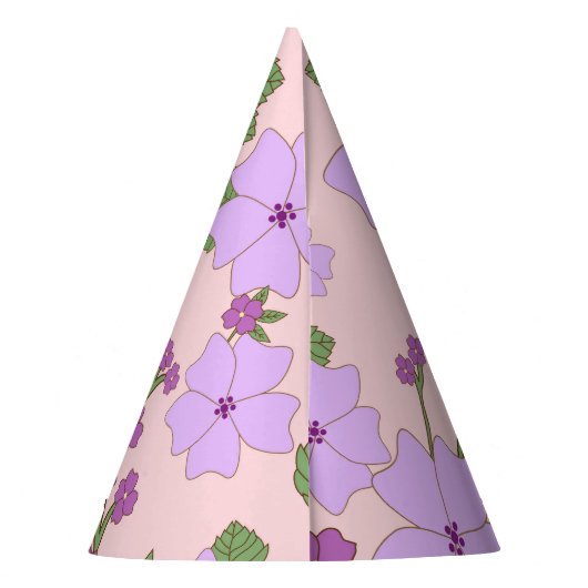 Paardenbloemen, bloempatroon, patroon van bloemen feesthoedjes (Achterkant)